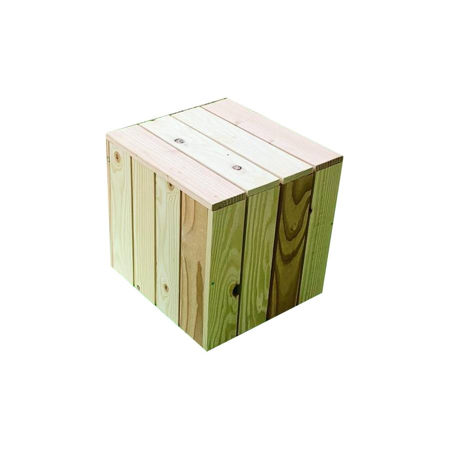 LS-Événements -Cube en bois