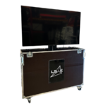 LS-Événements - Écran TV 70 pouces en flight case motorisé