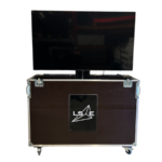 LS-Événements - Écran TV 70 pouces en flight case motorisé