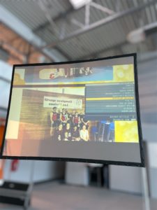 LS-Événements - Écran vidéo autoporté sur cadre alu 4x3m